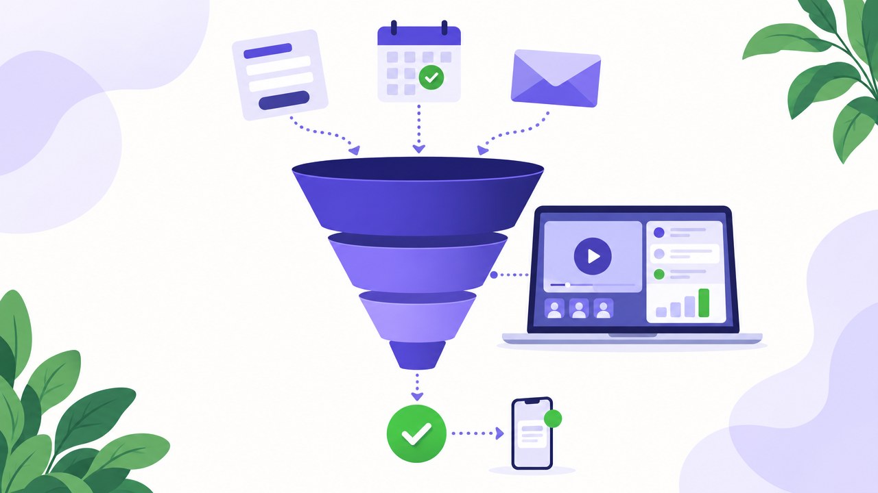 Cover image for How to Build a Webinar Funnel That Turns Attendees Into Customers